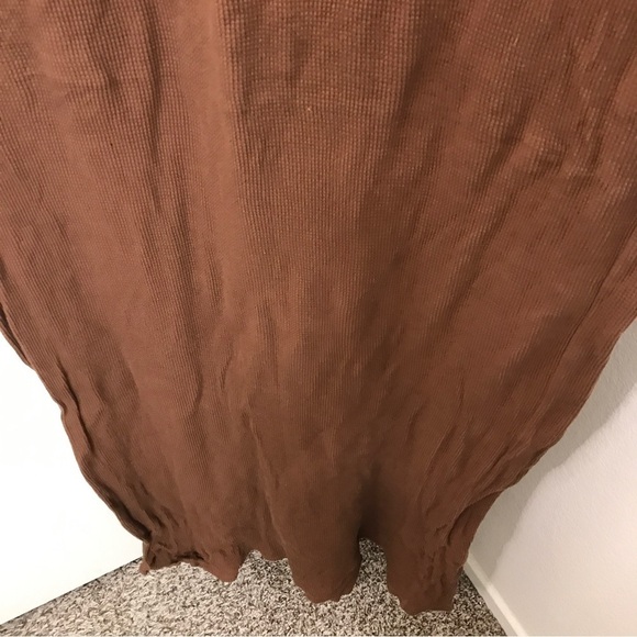 3/$15 Prettylittlething brown thermal spaghetti strap maxi dress  20 - Picture 10 of 11